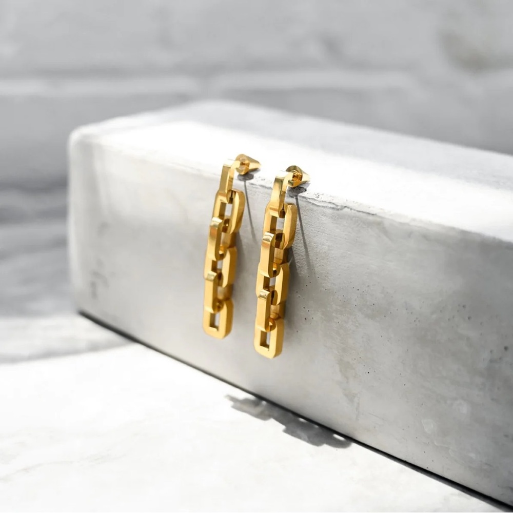 EDDIE BORGO Supra Link Earrings